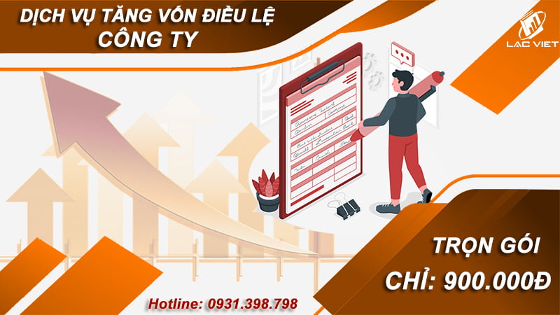 Dịch vụ tăng vốn điều lệ công ty