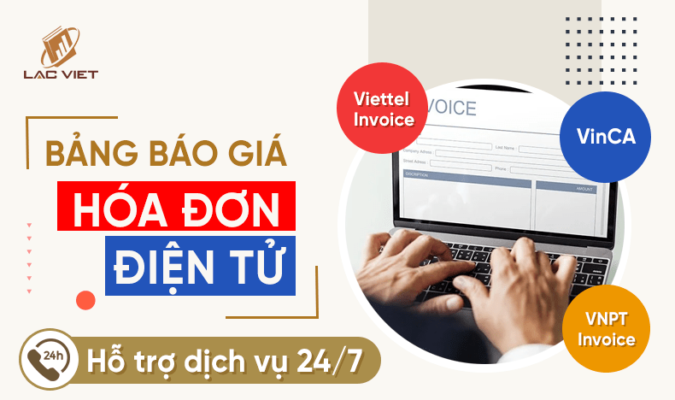 bảng báo giá hóa đơn điện tử