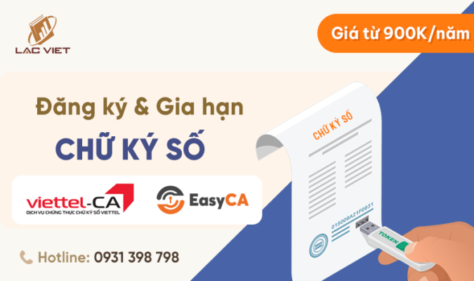 bảng giá chữ ký số giá rẻ