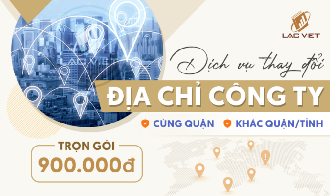 dịch vụ thay đổi địa chỉ công ty