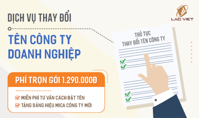 dịch vụ thay đổi tên công ty