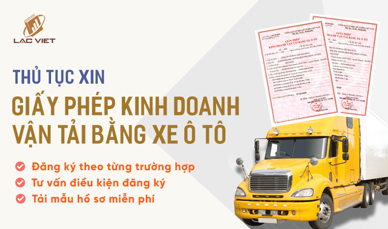 giấy phép kinh doanh vận tải