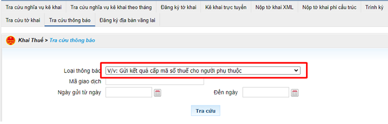 tra cứu mst người phụ thuộc 3