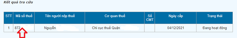 tra cứu mst người phụ thuộc 4