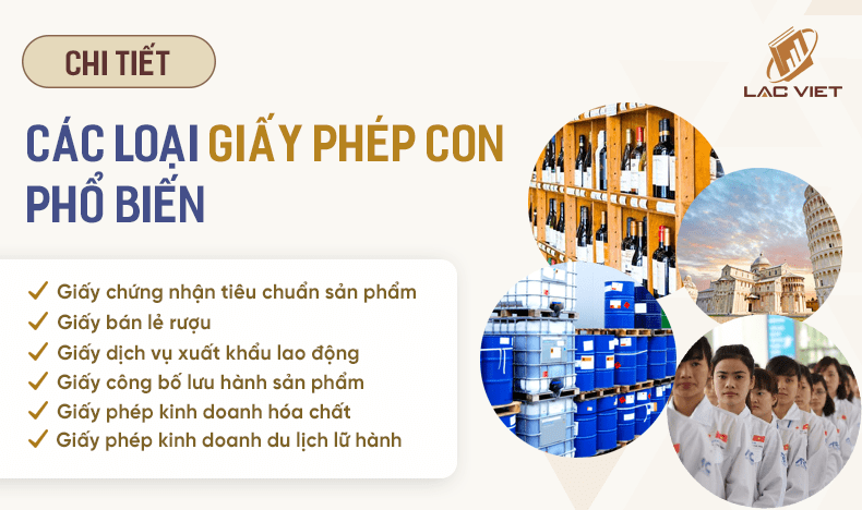 các loại giấy phép con