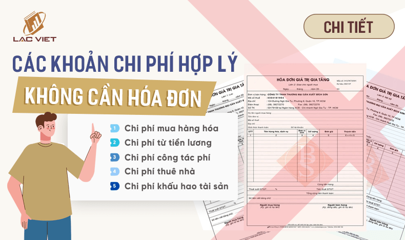 các khoản chi phí hợp lý không cần hóa đơn