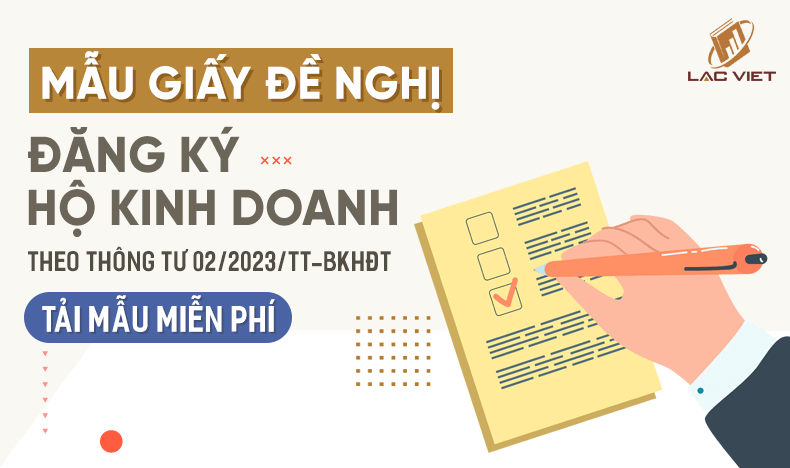 mẫu giấy đề nghị đăng ký hộ kinh doanh