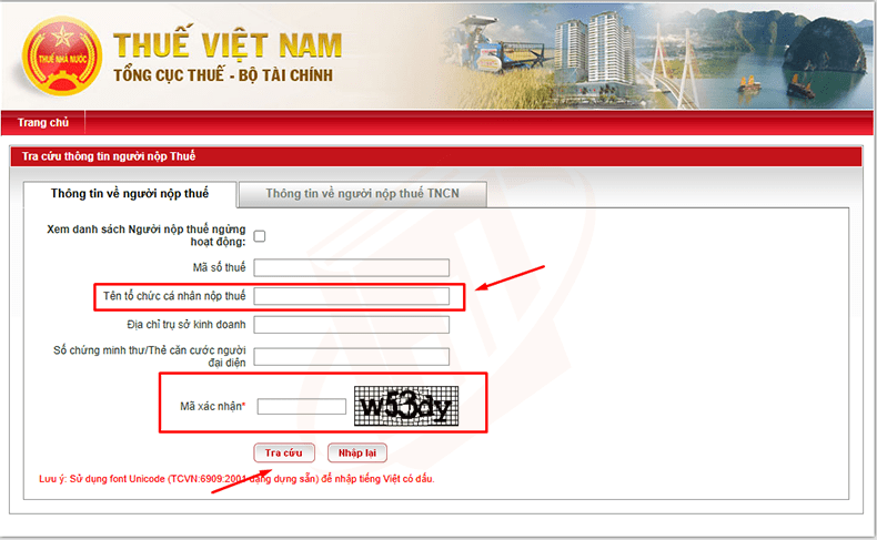 tra cứu mã số thuế doanh nghiệp