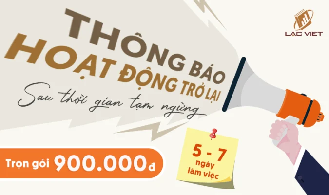 dịch vụ thông báo hoạt động kinh doanh trở lại