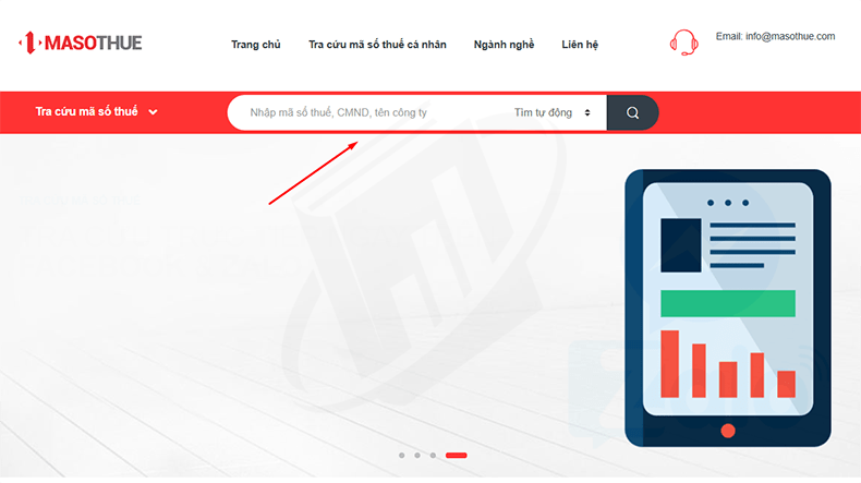 tra cứu công ty trên masothue