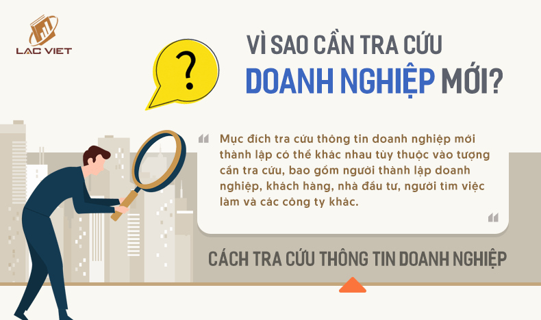 vì sao cần tra cứu thông tin doanh nghiệp mới