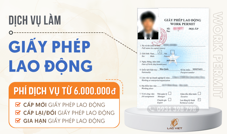 dịch vụ làm giấy phép lao động