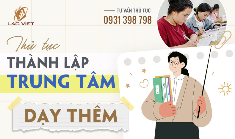 thủ tục mở trung tâm dạy thêm