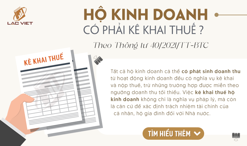 kê khai thuế hộ kinh doanh cá thể