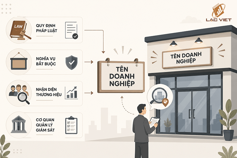 có bắt buộc treo biển tại công ty