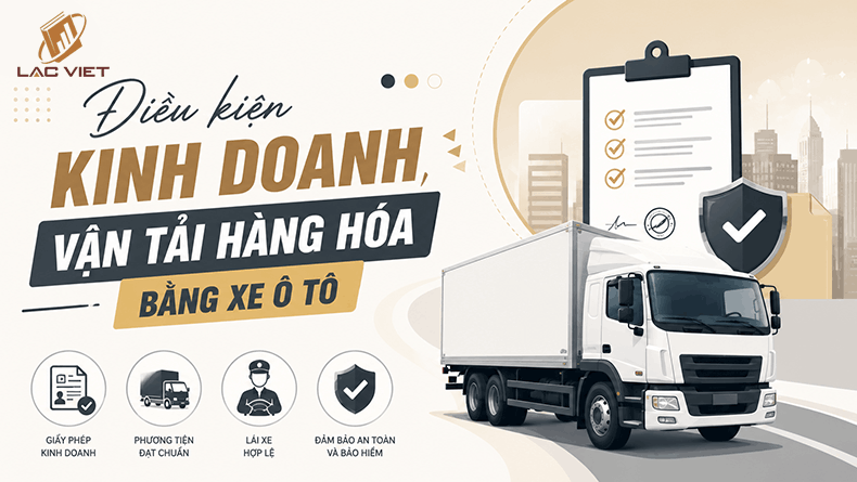 điều kiện kinh doanh vận tải hàng hoá bằng xe oto