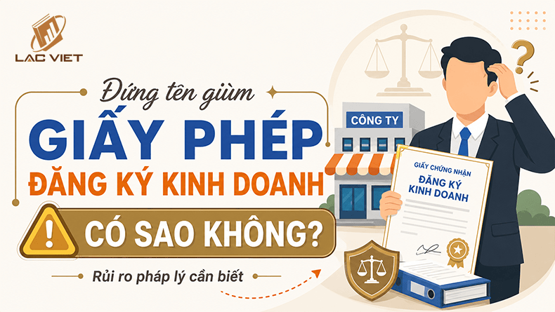 đứng tên giùm trên giấy phép kinh doanh