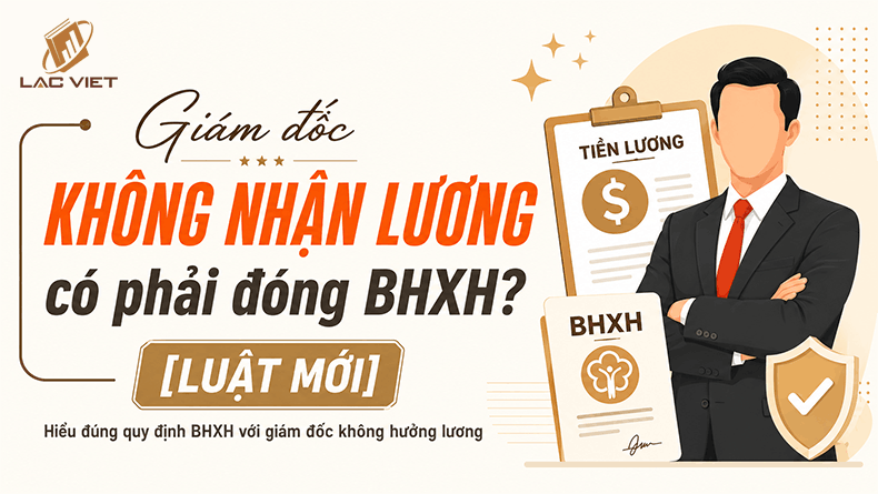 giám đốc không nhận lương có đóng BHXH