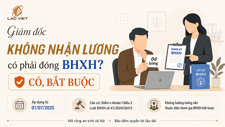giám đốc không nhận lương