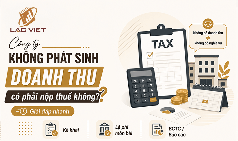 không phát sinh doanh thu có phải nộp thuế