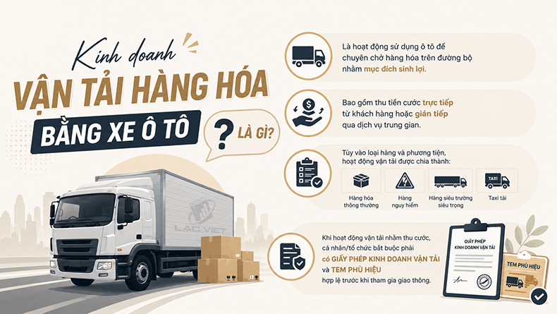 kinh doanh vận tải bằng xe ô tô
