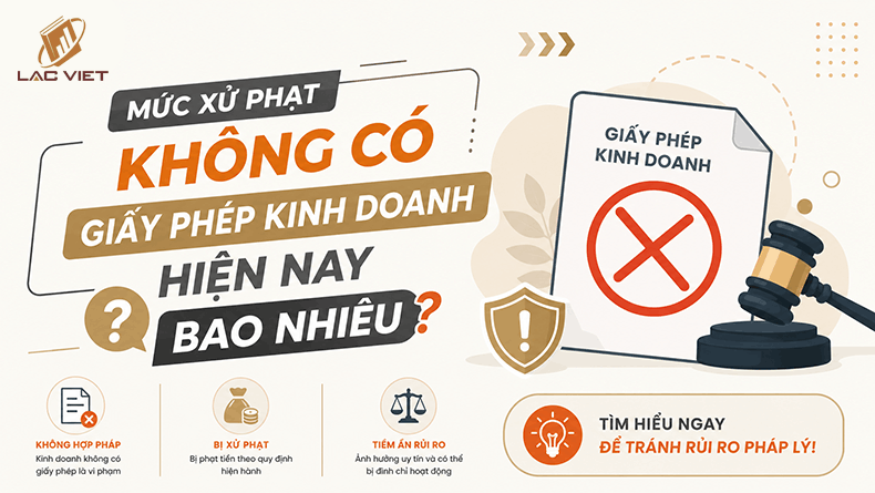 mức xử phạt không có giấy phép kinh doanh