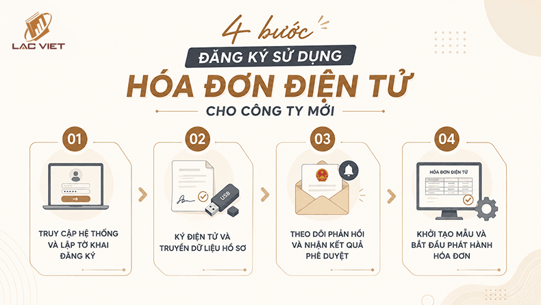đăng ký sử dụng hoá đơn điện tử cho công ty mới