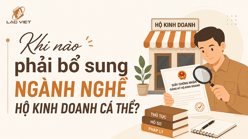 khi nào cần bổ sung ngành nghề cho hộ kinh doanh