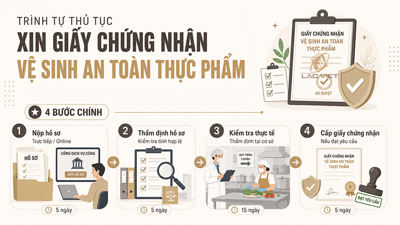 thủ tục xin giấy chứng nhận vệ sinh an toàn thực phẩm