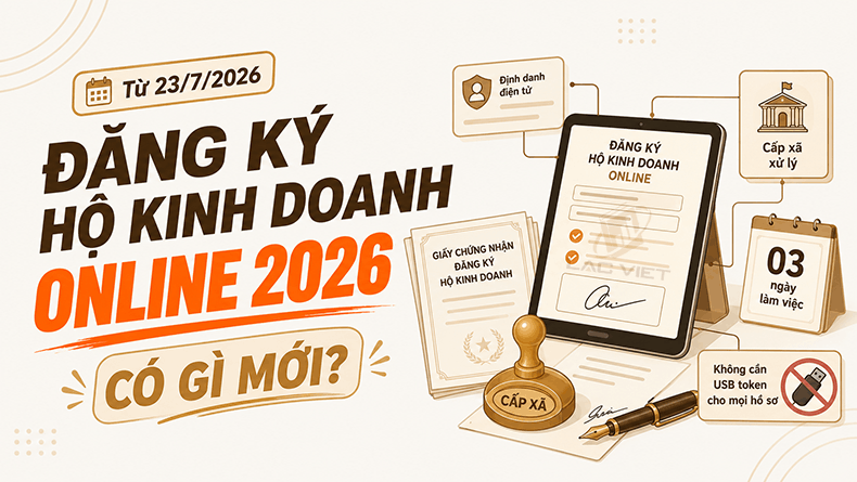 đăng ký hộ kinh doanh online có gì mới