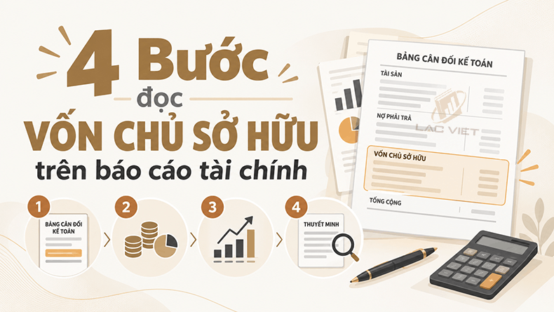 4 bước độc vốn chủ sở hữu
