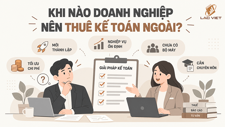 khi nào doanh nghiệp nên thuê kế toán ngoài