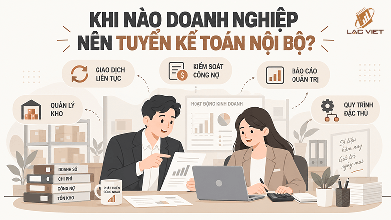 khi nào doanh nghiệp nên tuyển kế toán nội bộ