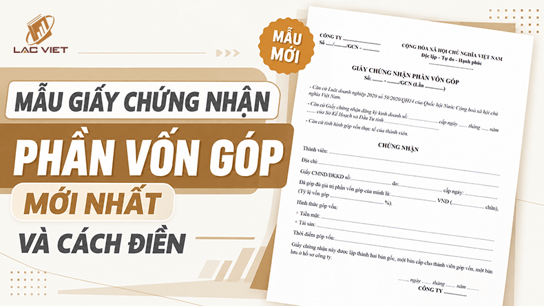 mẫu giấy chứng nhận phần vốn góp