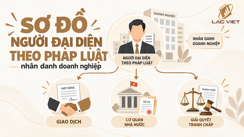 sơ đồ người đại diện theo pháp luật